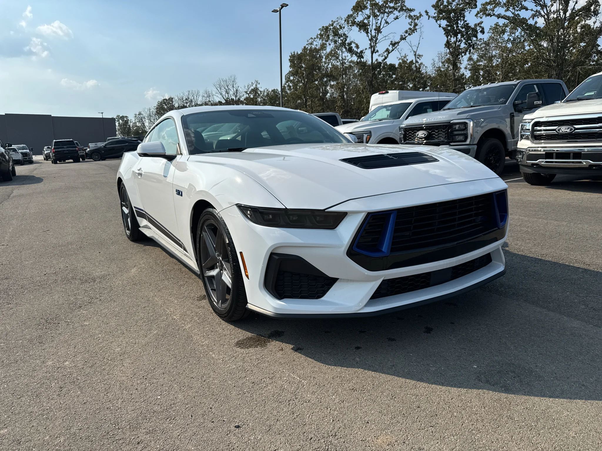 New 2025 Oxford White Ford GT Premium Fastback image 3