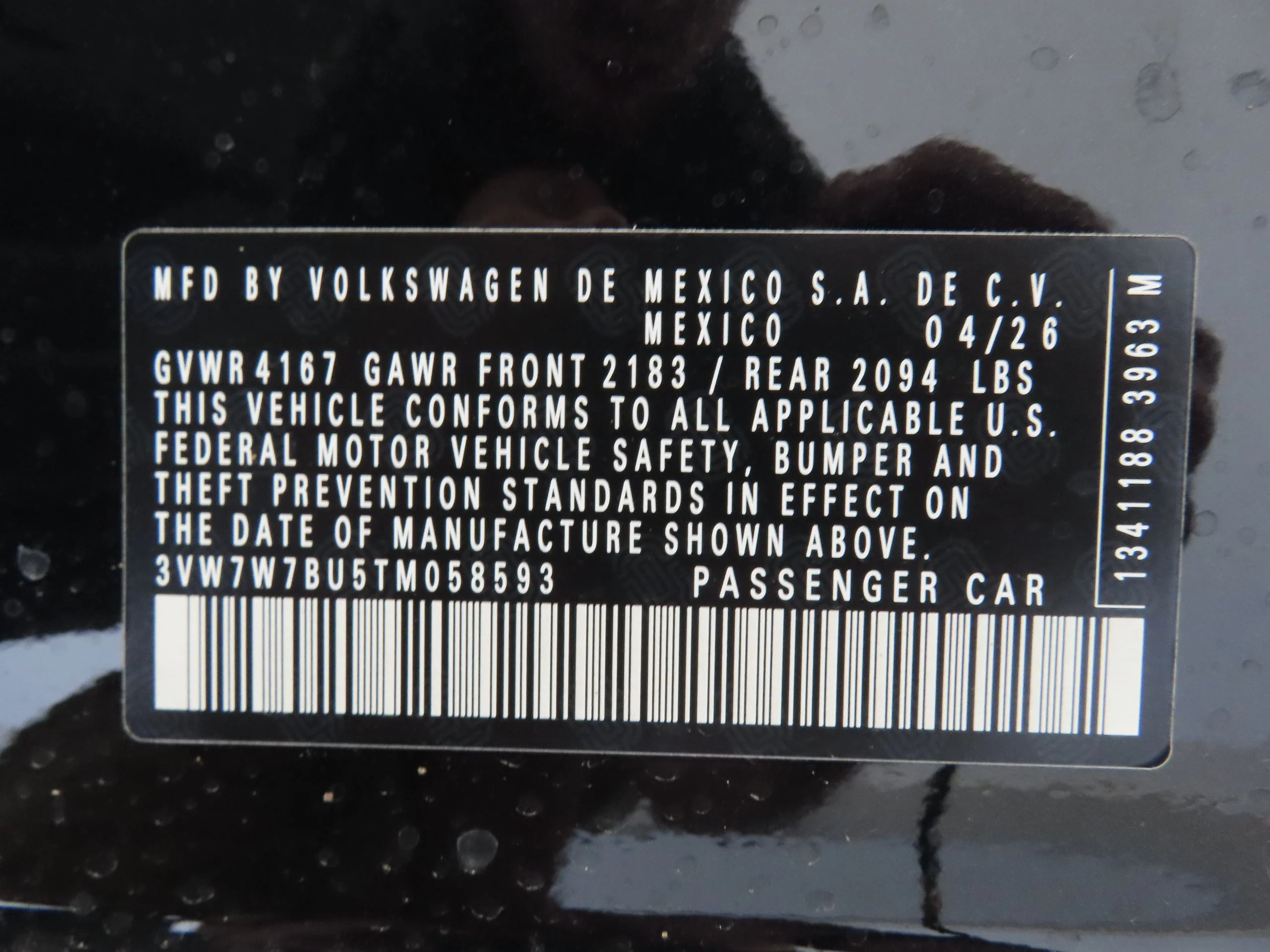 New 2026 Black Volkswagen 1.5T SE image 27