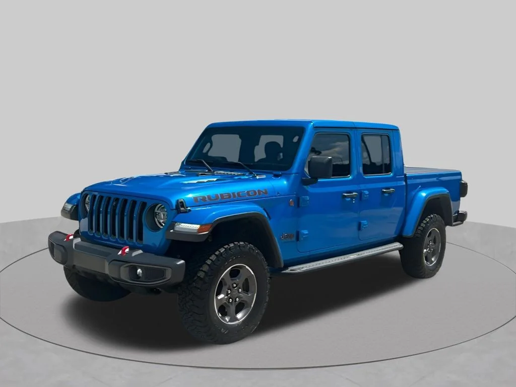 Used 2020 Blue Jeep Rubicon image 1