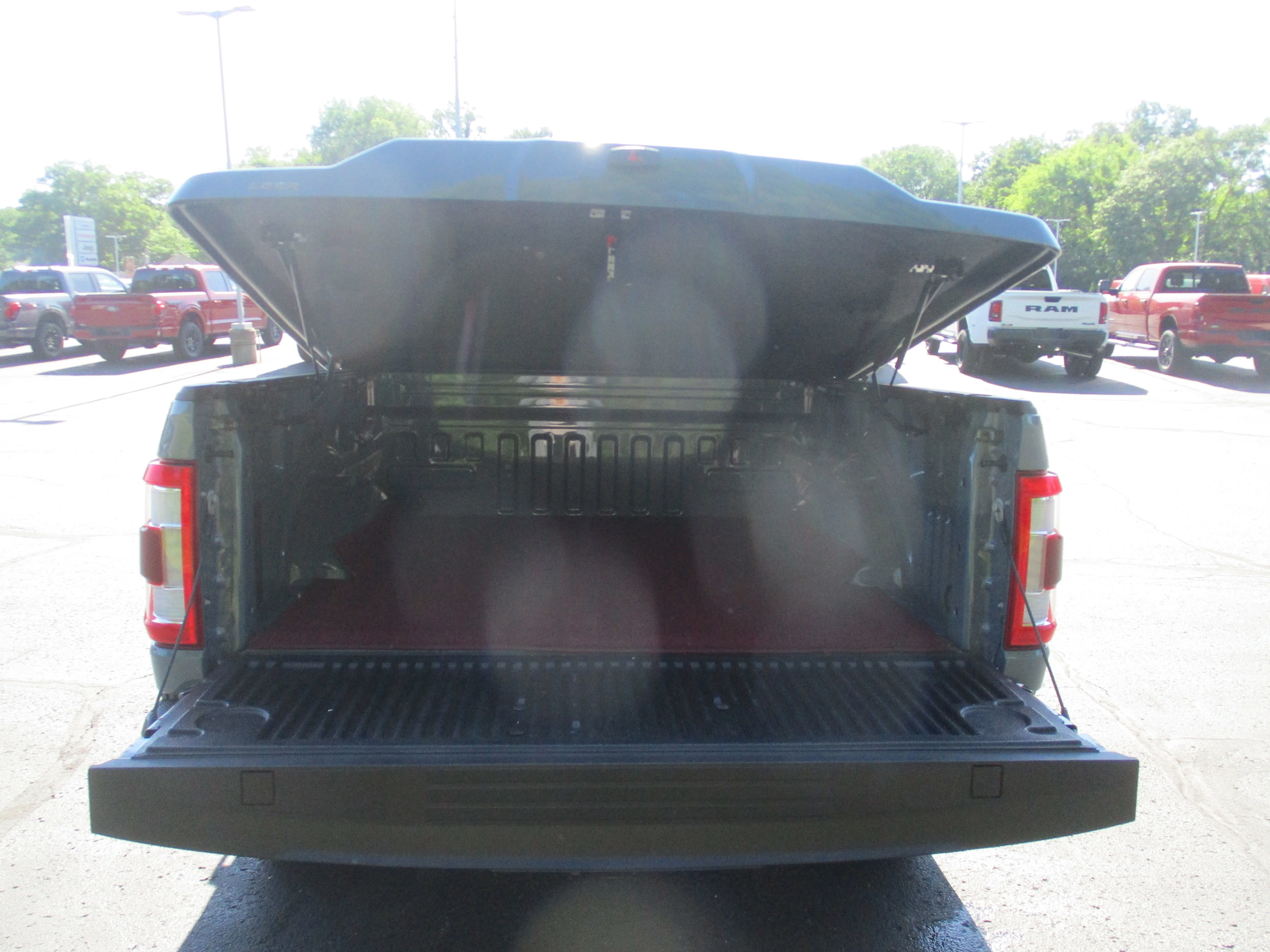Used 2023 Azure Gray Metallic Tri-Coat Ford LARIAT image 52