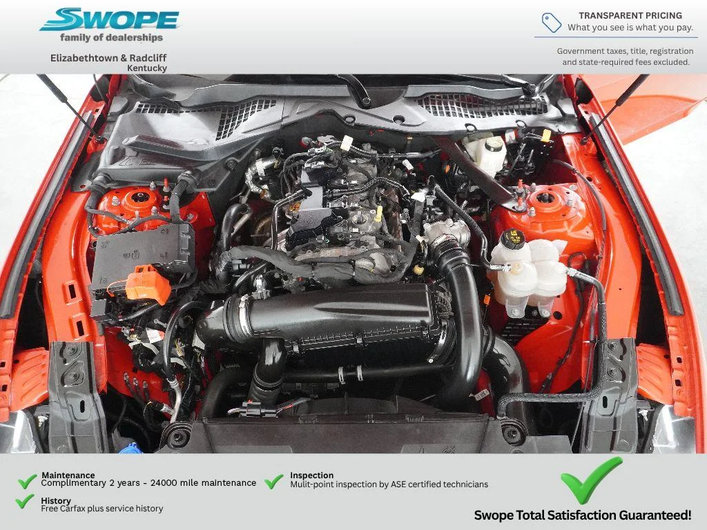 Used 2024 Race Red Ford EcoBoost Premium image 25