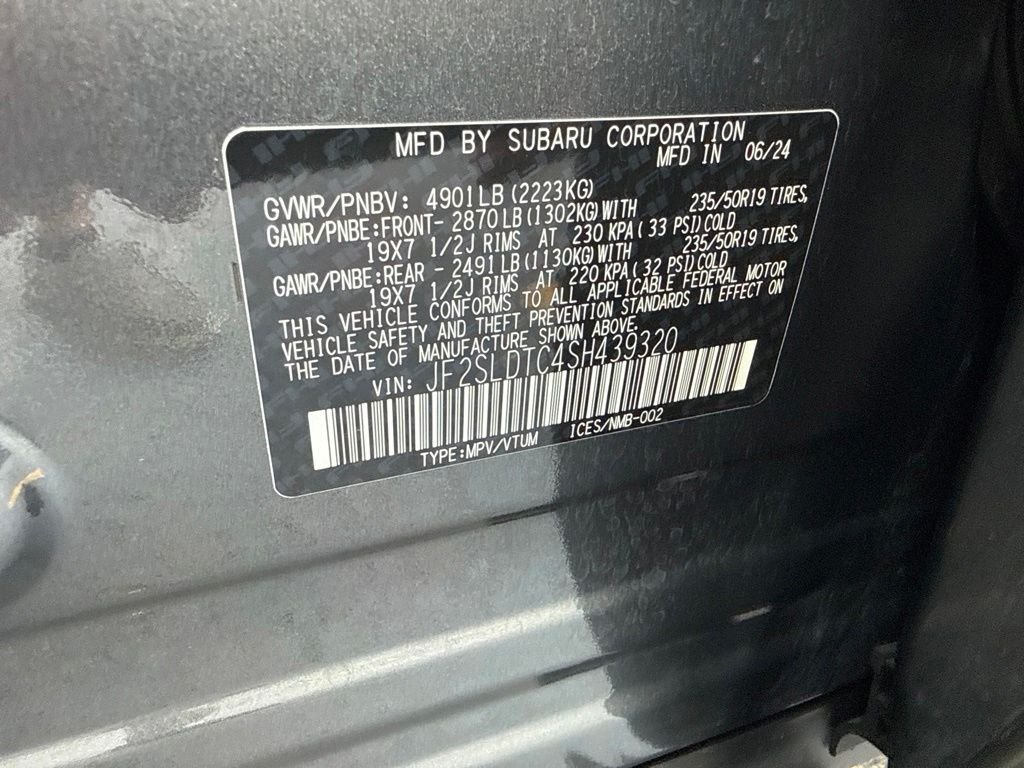 Used 2025 Gray Subaru Touring image 10