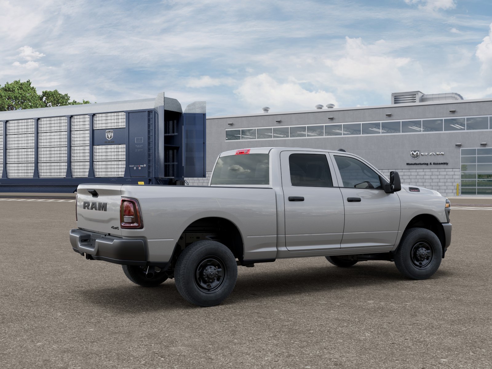 New 2026 Silver-Zynith Exterior Paint RAM Tradesman image 2