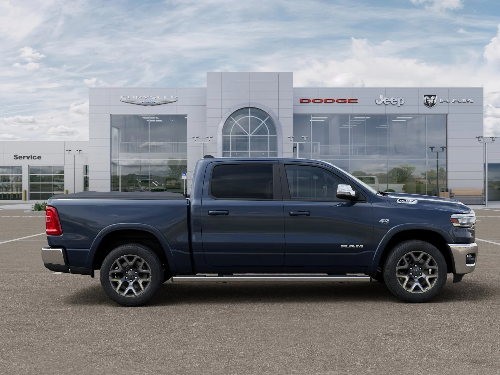 New 2026 Forged Blue Metallic Exterior Paint RAM Laramie image 48