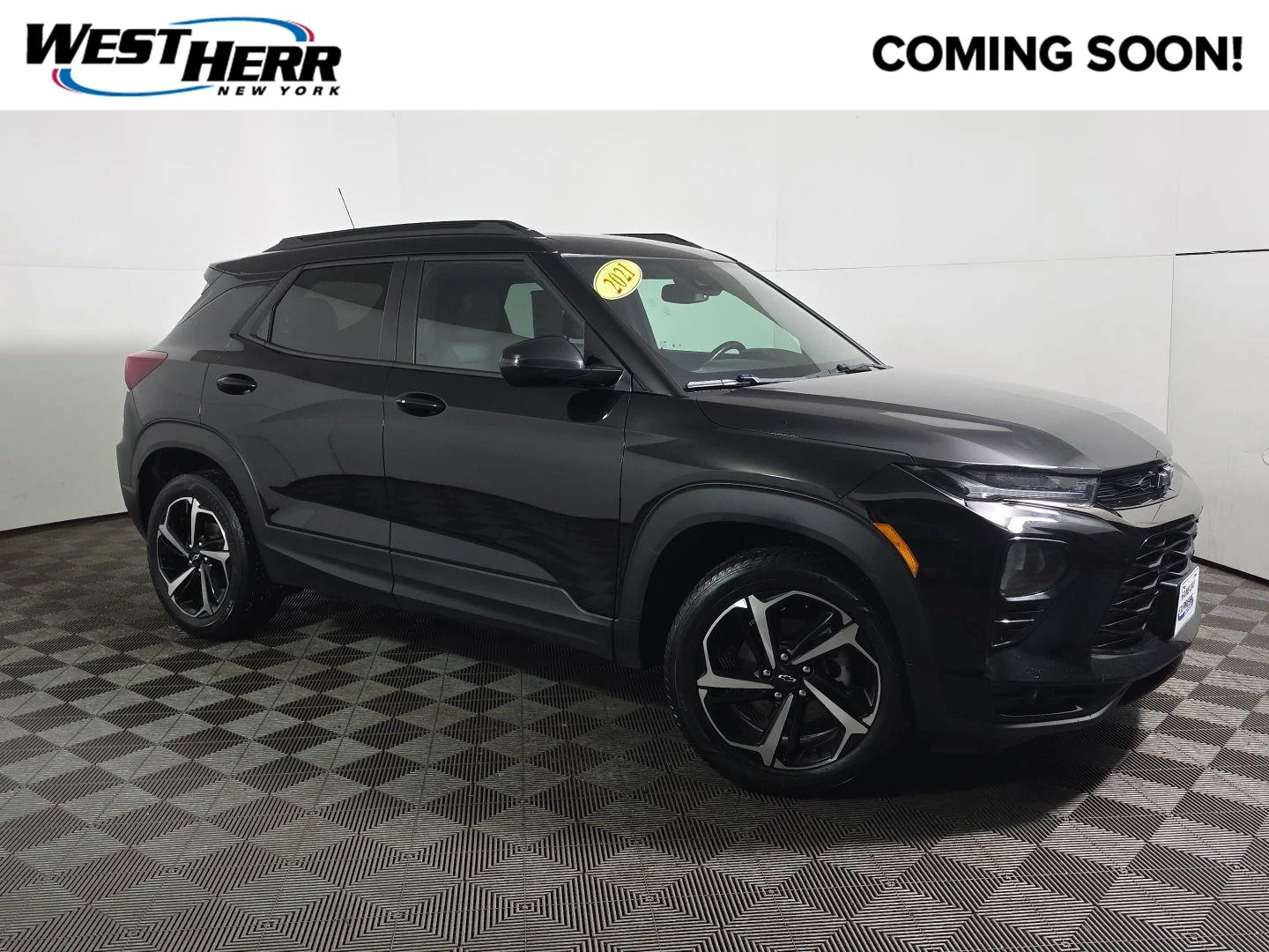 Used 2021 Mosaic Black Metallic Chevrolet RS image 1
