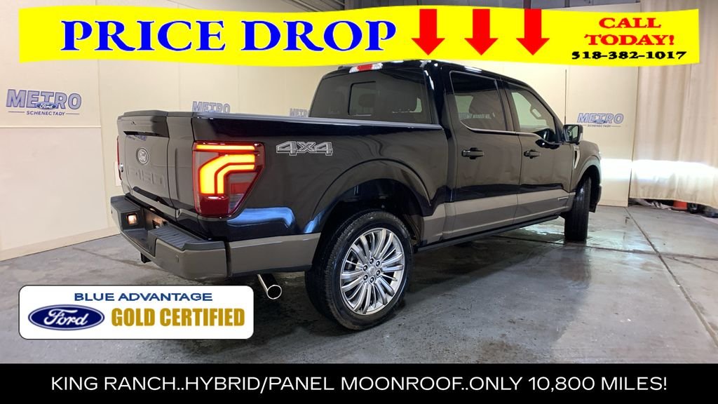 Certified Used 2025 Black Metallic Ford King Ranch image 3