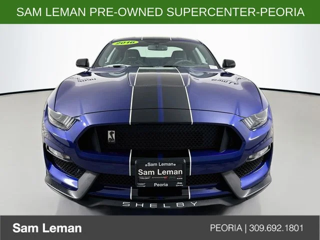 Used 2016 Blue Ford Shelby GT350 image 2