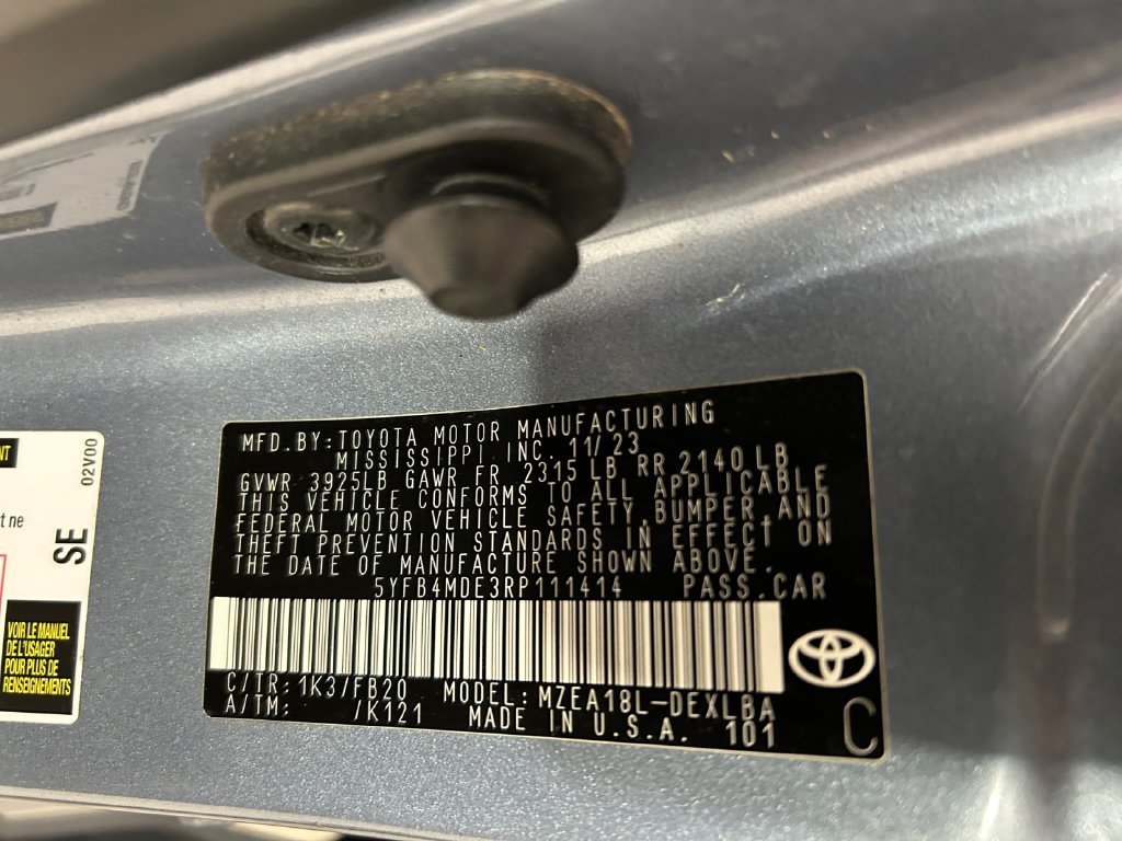 Used 2024 Gray Toyota LE image 20