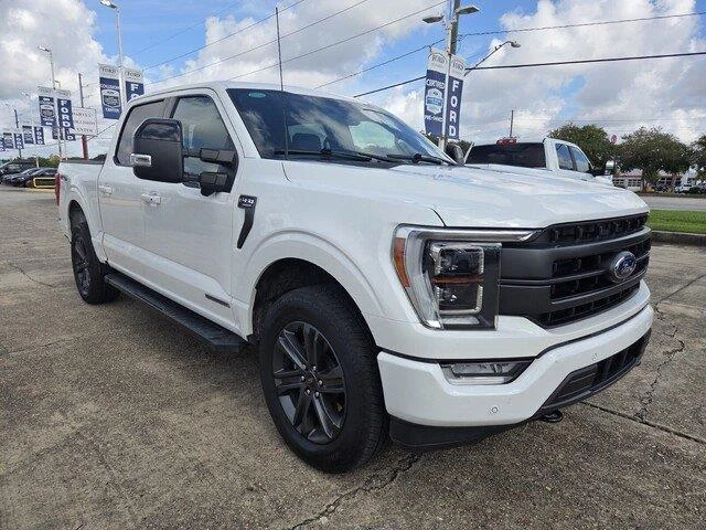 Used 2023 Star White Metallic Tri-Coat Ford LARIAT image 7