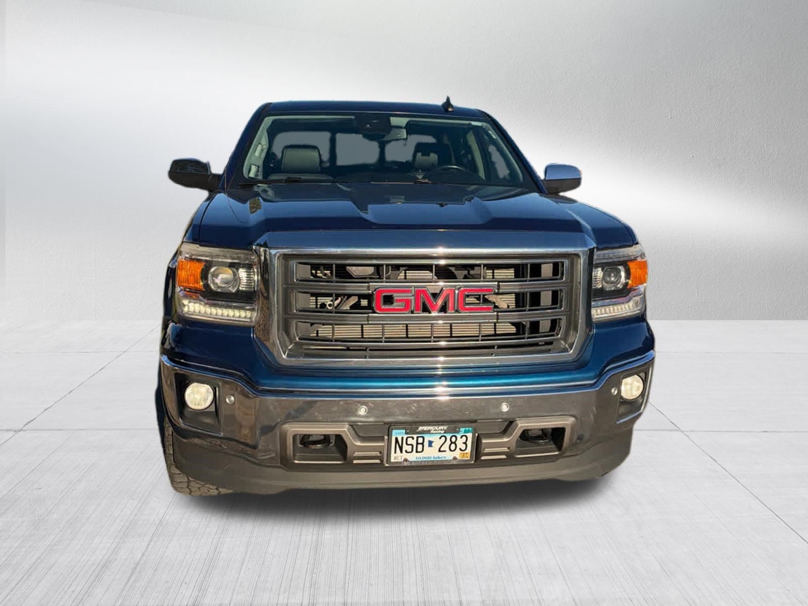 Used 2015 STONE BLUE METALLIC GMC SLT image 2