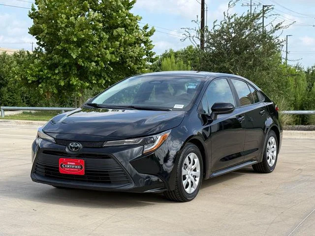 Certified Used 2024 MIDNIGHT BLACK METAL Toyota LE image 7