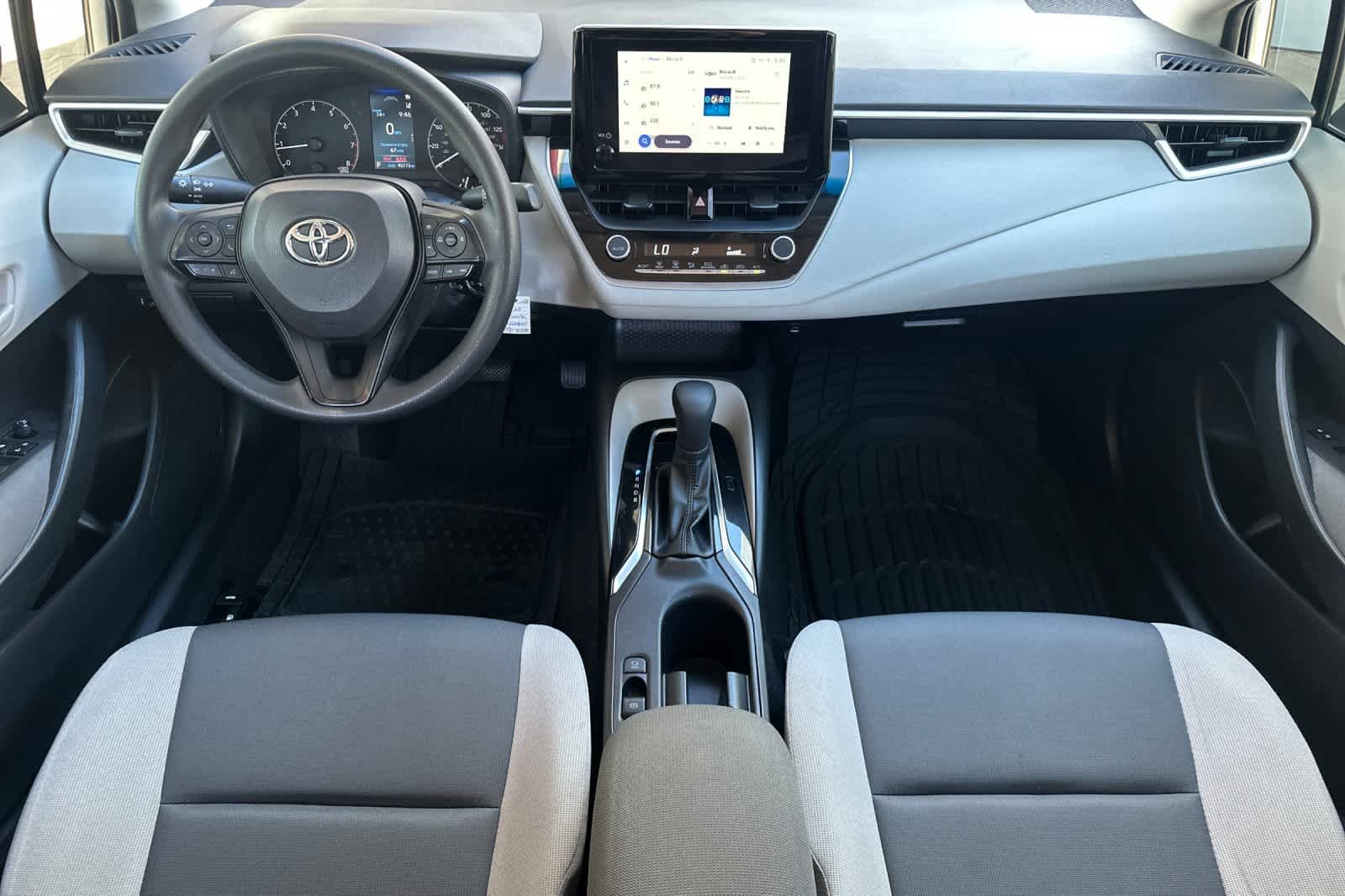 Used 2023 Classic Silver Metallic Toyota LE image 3