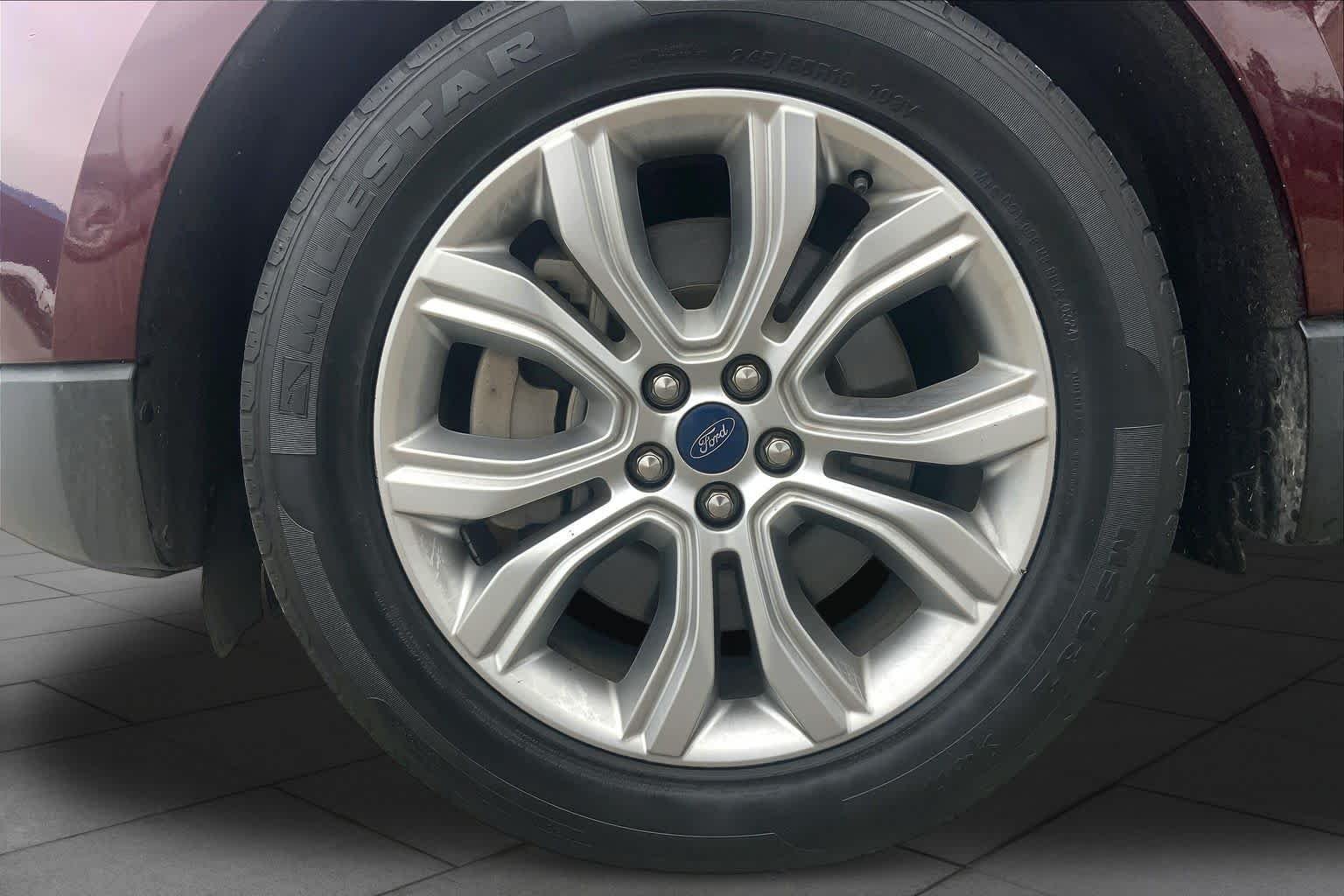 Used 2021 Burgundy Velvet Metallic Tinted Clearcoat Ford Titanium image 11