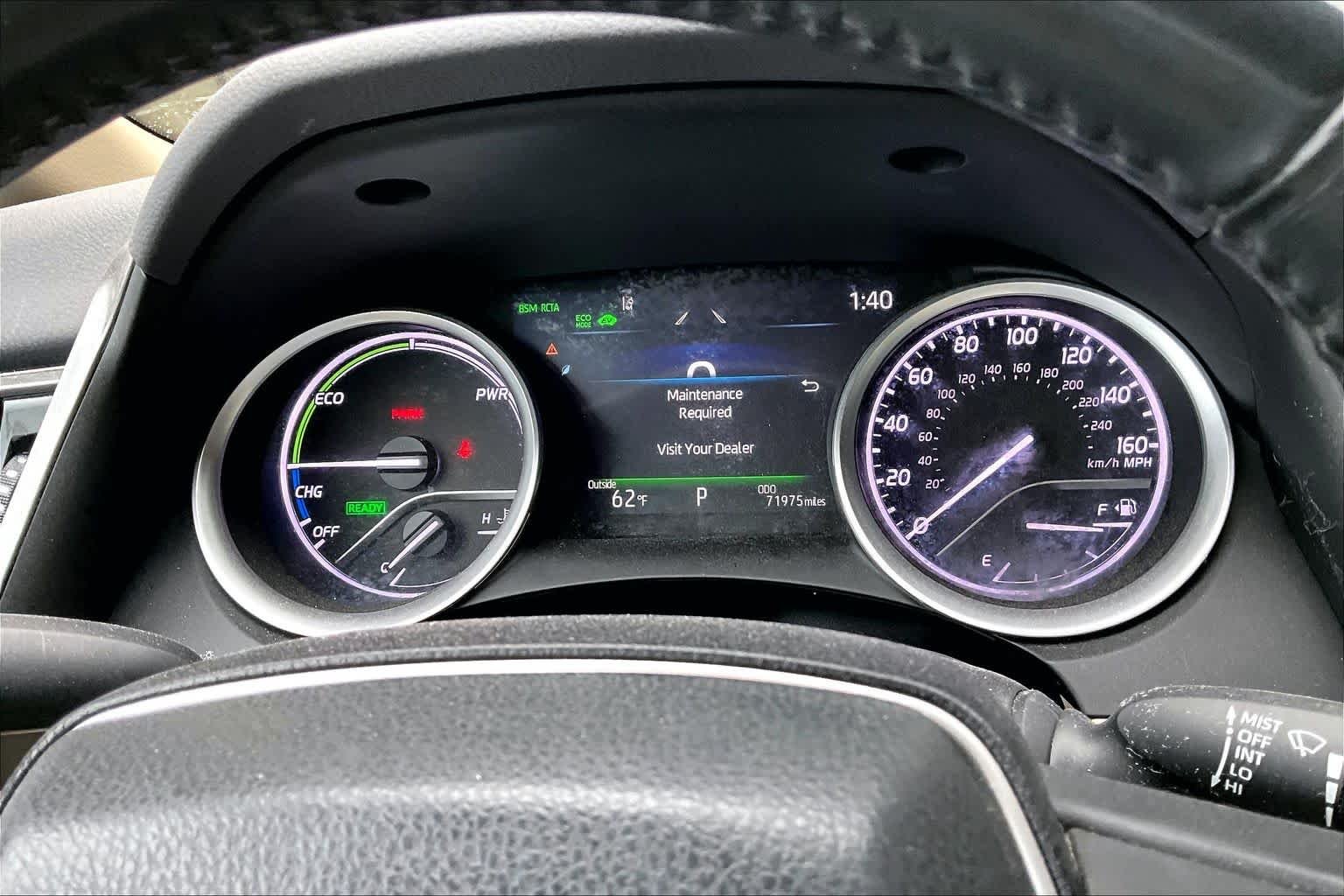 Used 2022 Ruby Flare Pearl Toyota Hybrid XLE image 24