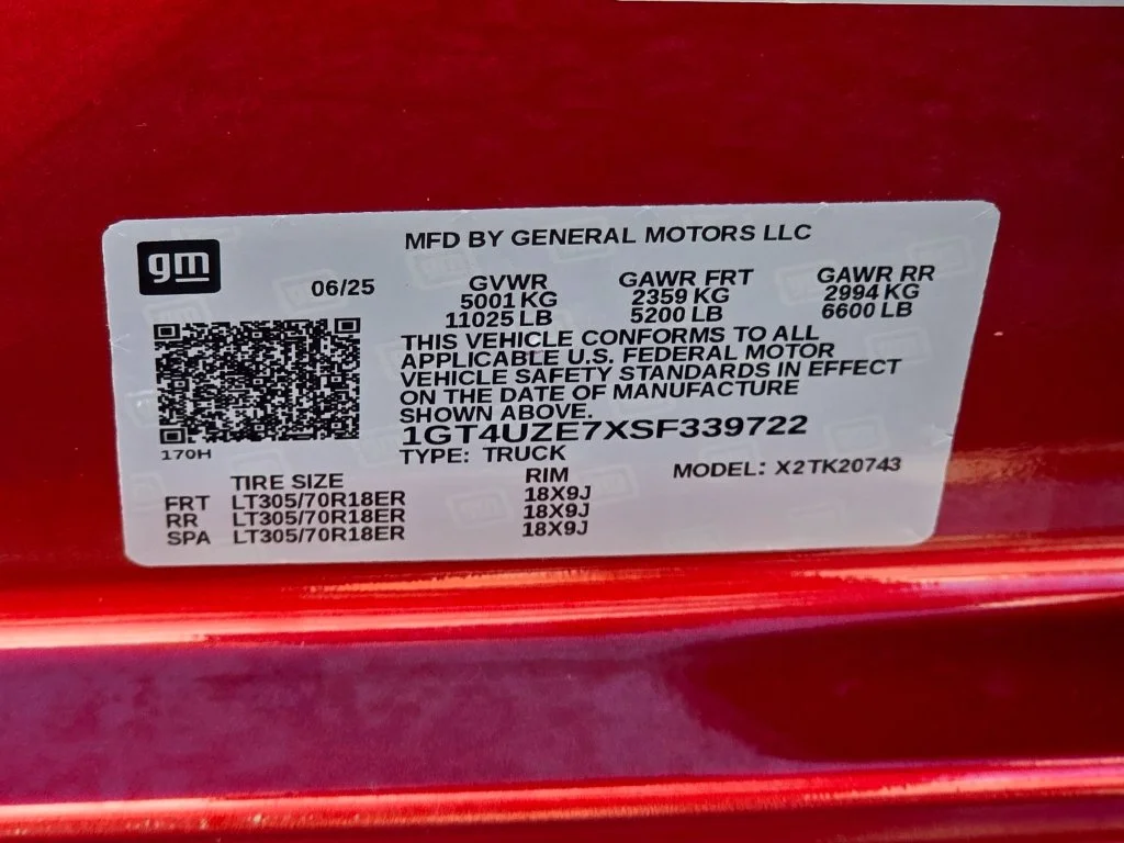 Certified Used 2025 Red GMC AT4X image 53