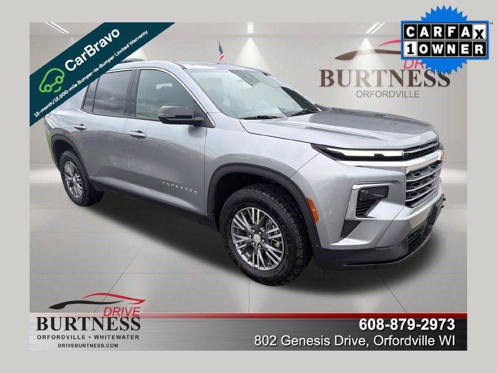 Used 2026 Sterling Gray Metallic Chevrolet AWD LT image 1