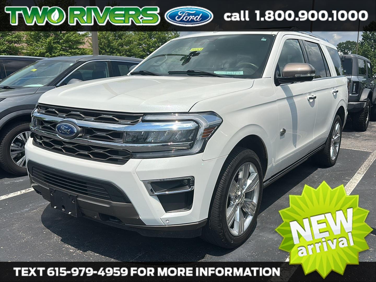 Used 2022 White Ford King Ranch image 1