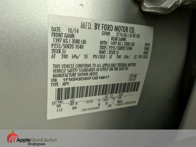 Used 2015 Silver Ford XLT image 56