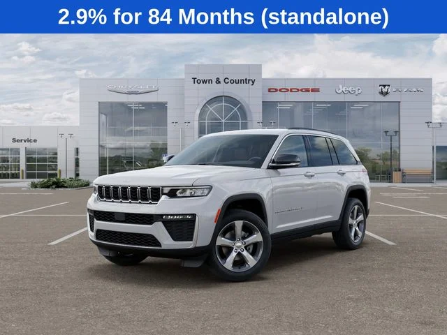 New 2026 Bright White Clear-Coat Exterior Paint Jeep Limited image 1