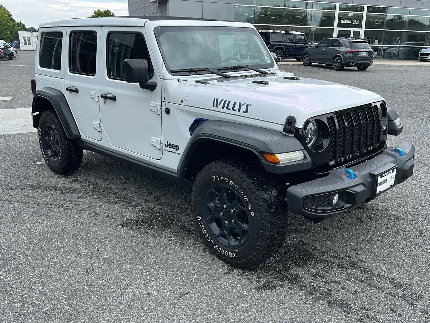 Used 2023 Bright White Clearcoat Jeep Willys *One Touch Top* image 7