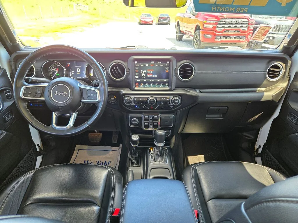 Used 2023 White Jeep Sahara 4xe image 16