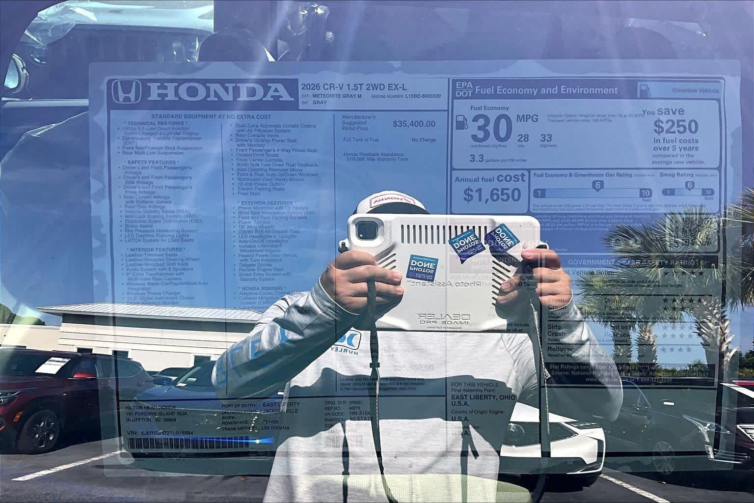 New 2026 Meteorite Gray Metallic Honda 2WD EX-L image 17