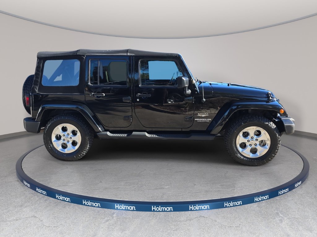 Used 2015 Black Jeep Unlimited Sahara image 5