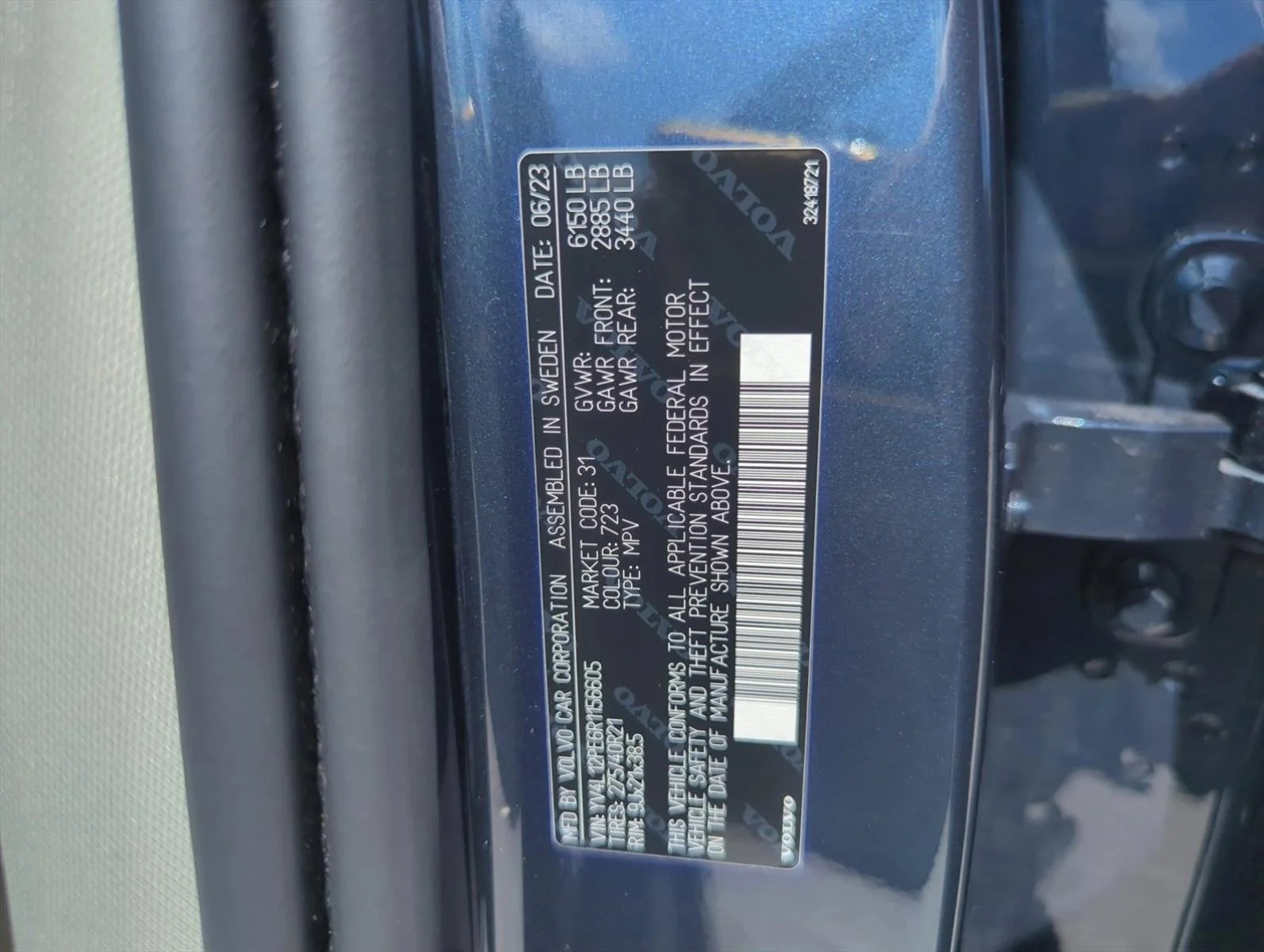 Used 2024 Blue Volvo Plus Bright Theme image 30