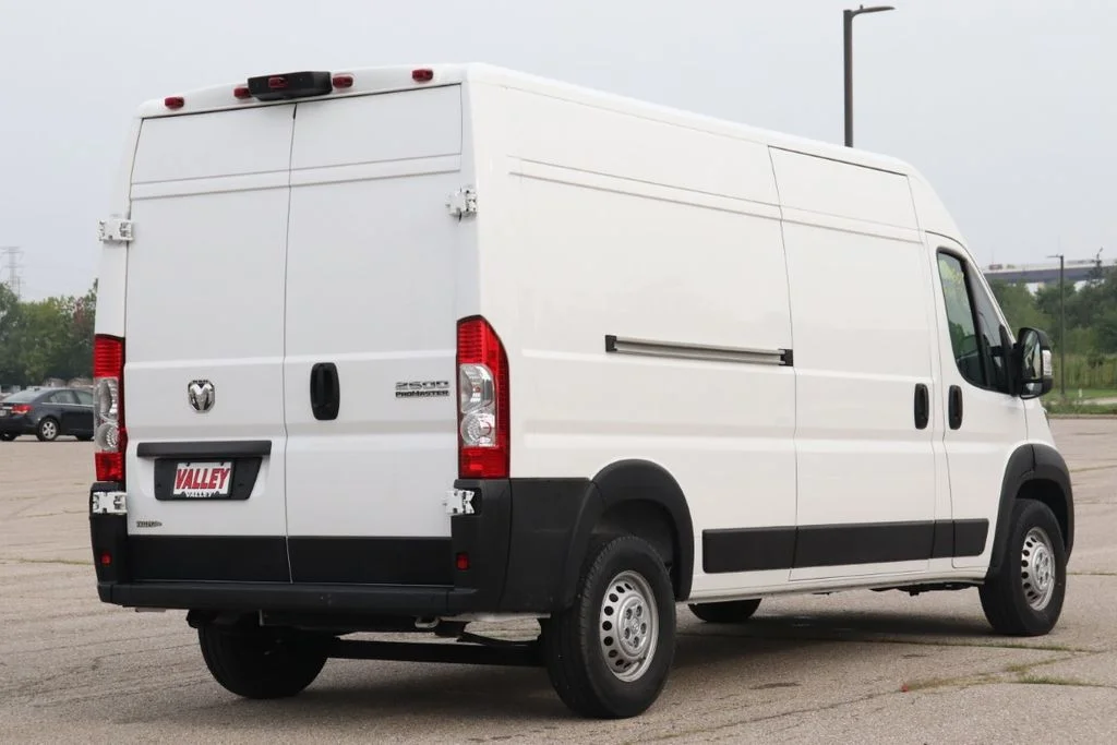 Used 2024 Bright White Clearcoat Ram High Roof image 9