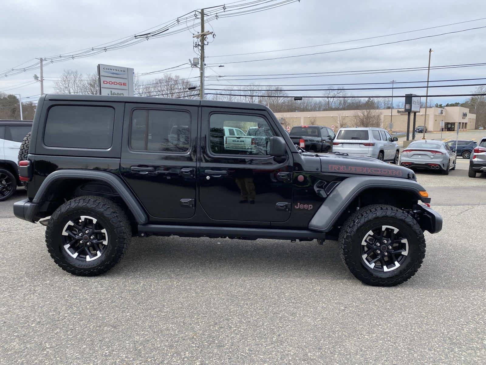 Certified Used 2025 Black Clearcoat Jeep Rubicon image 2