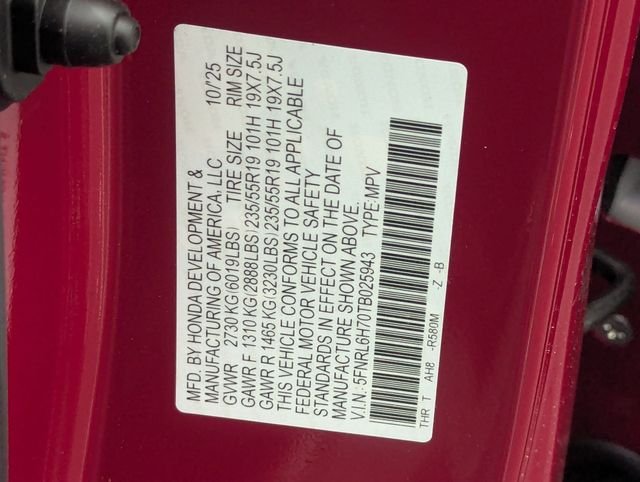 New 2026 Radiant Red Metallic II Honda Sport-L image 22