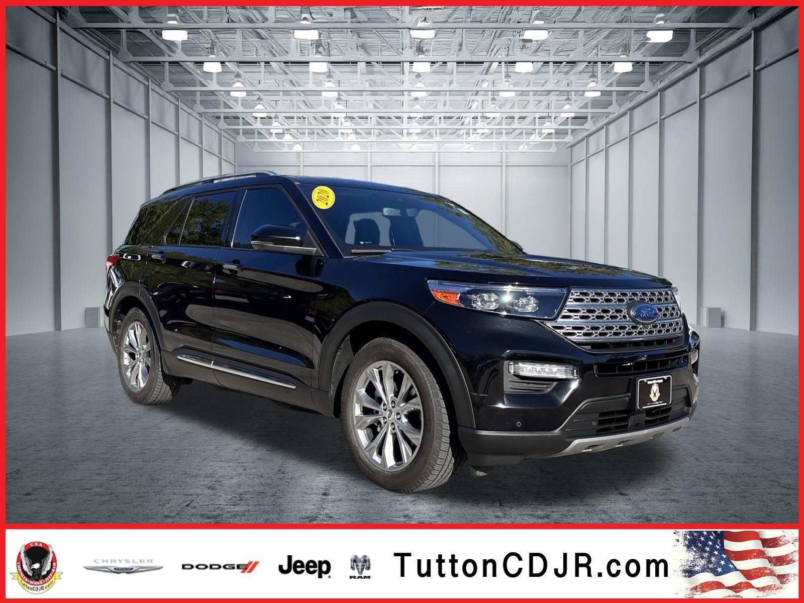 Used 2020 Black Metallic Ford Limited image 1