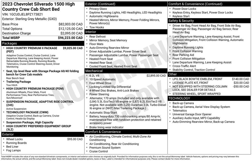Used 2023 Gray Chevrolet High Country image 26