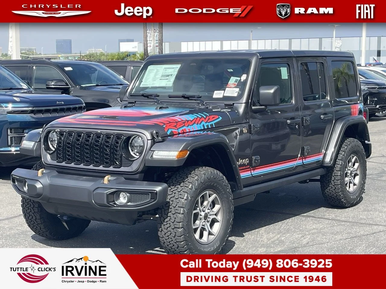 New 2027 Granite Crystal Metallic Clear-Coat Paint Jeep Rewind image 9