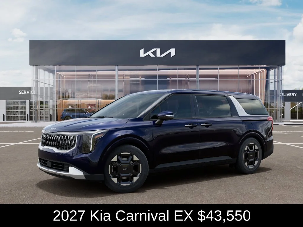 New 2027 Deep Chroma Blue Kia EX image 4