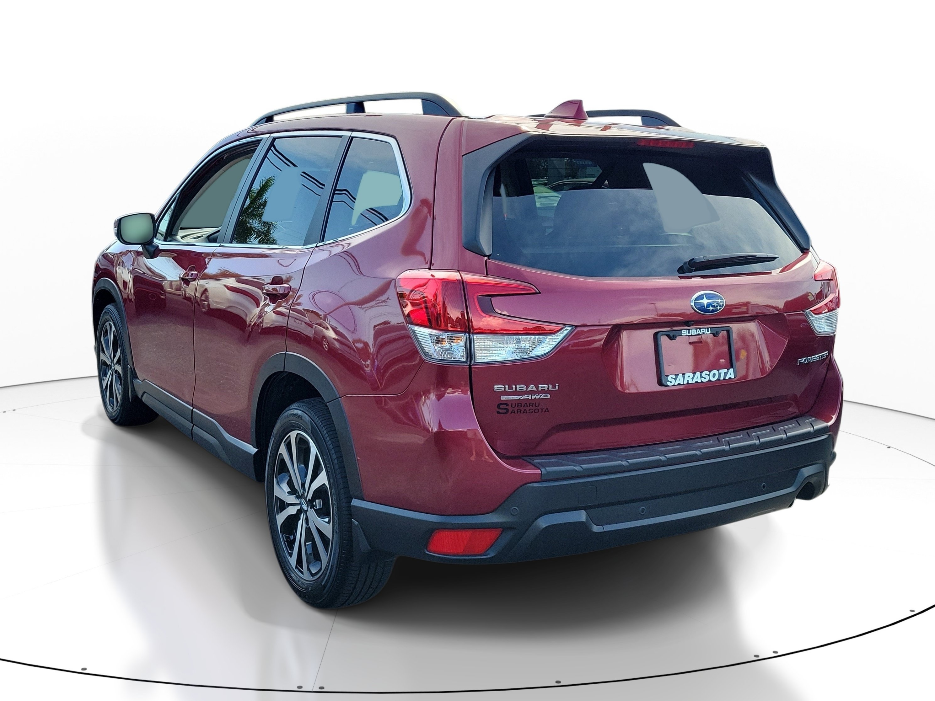 Used 2020 Crimson Red Pearl Subaru Limited image 3