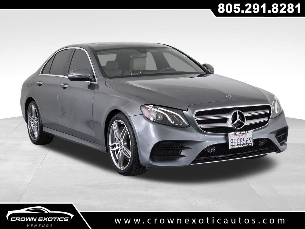 Used 2018 Gray Mercedes-Benz E 300 image 1