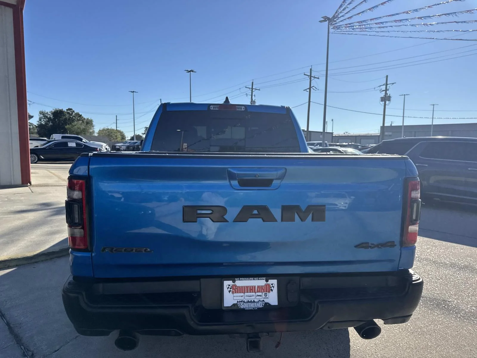 Used 2020 Hydro Blue Pearlcoat Ram Rebel image 6