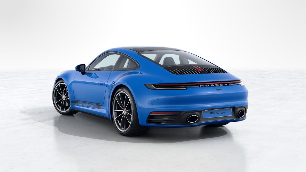 Certified Used 2022 Shark Blue Porsche Carrera image 3