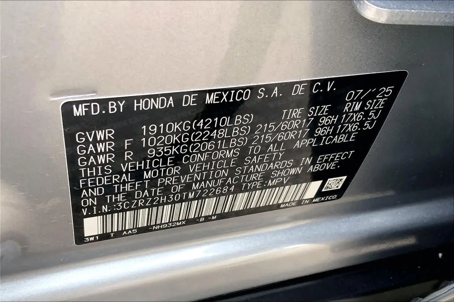 Used 2026 Solar Silver Metallic Honda LX image 31