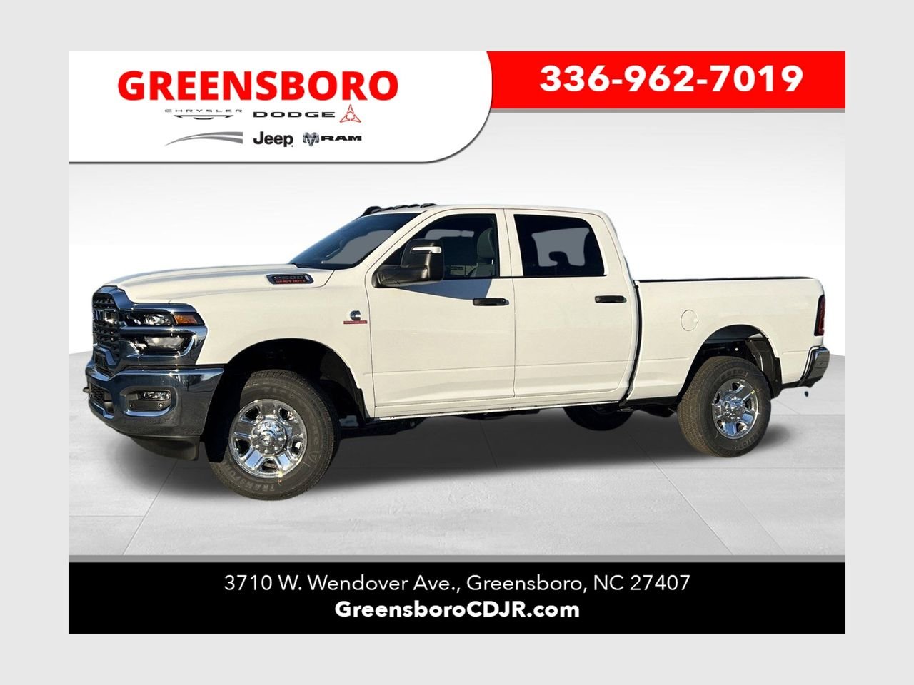 New 2026 Bright White Clear-Coat Exterior Paint RAM Tradesman image 1