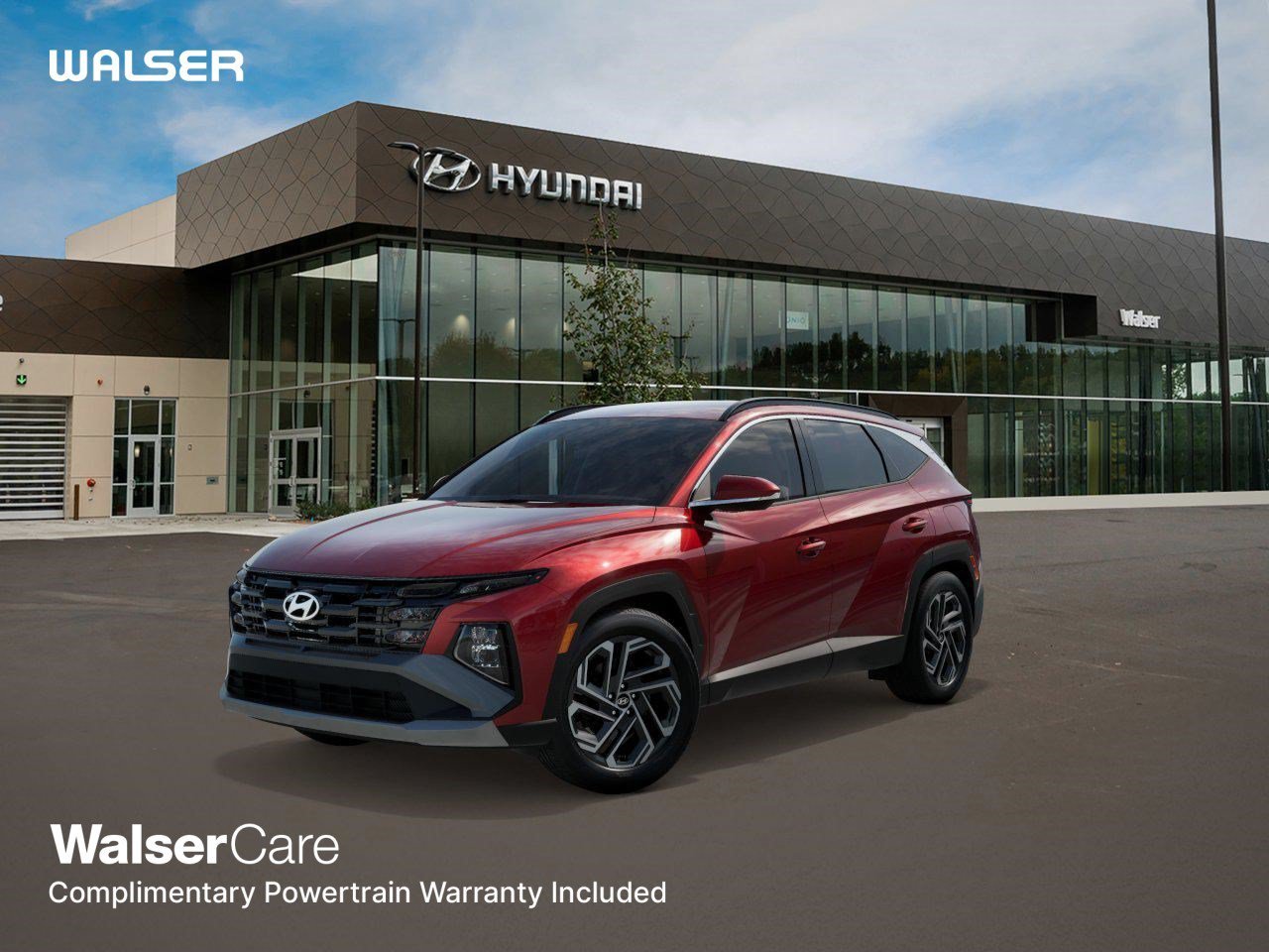 New 2026 Ultimate Red Hyundai SEL Plus AWD image 1