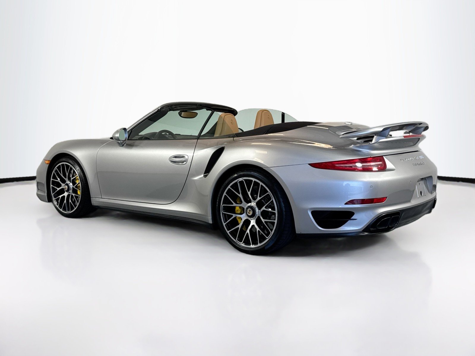 Used 2014 GT Silver Metallic Porsche Turbo S image 3