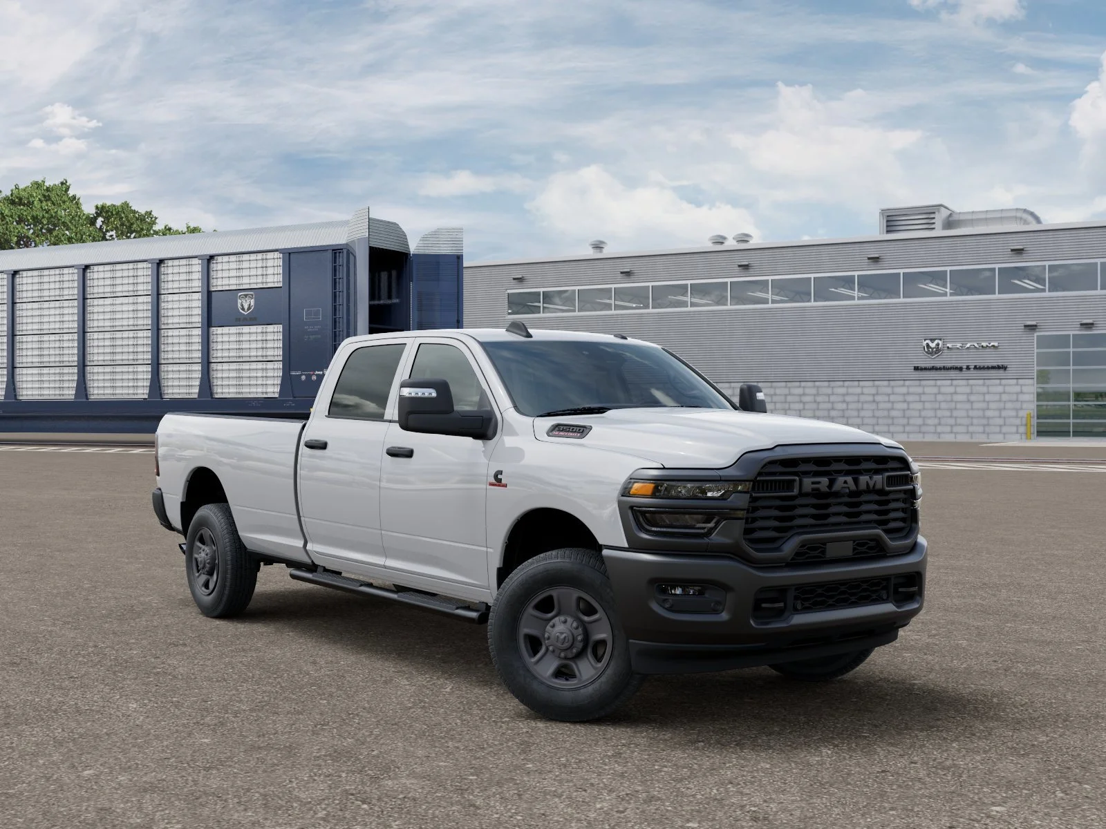 New 2026 Bright White Clear-Coat Exterior Paint RAM Tradesman image 6