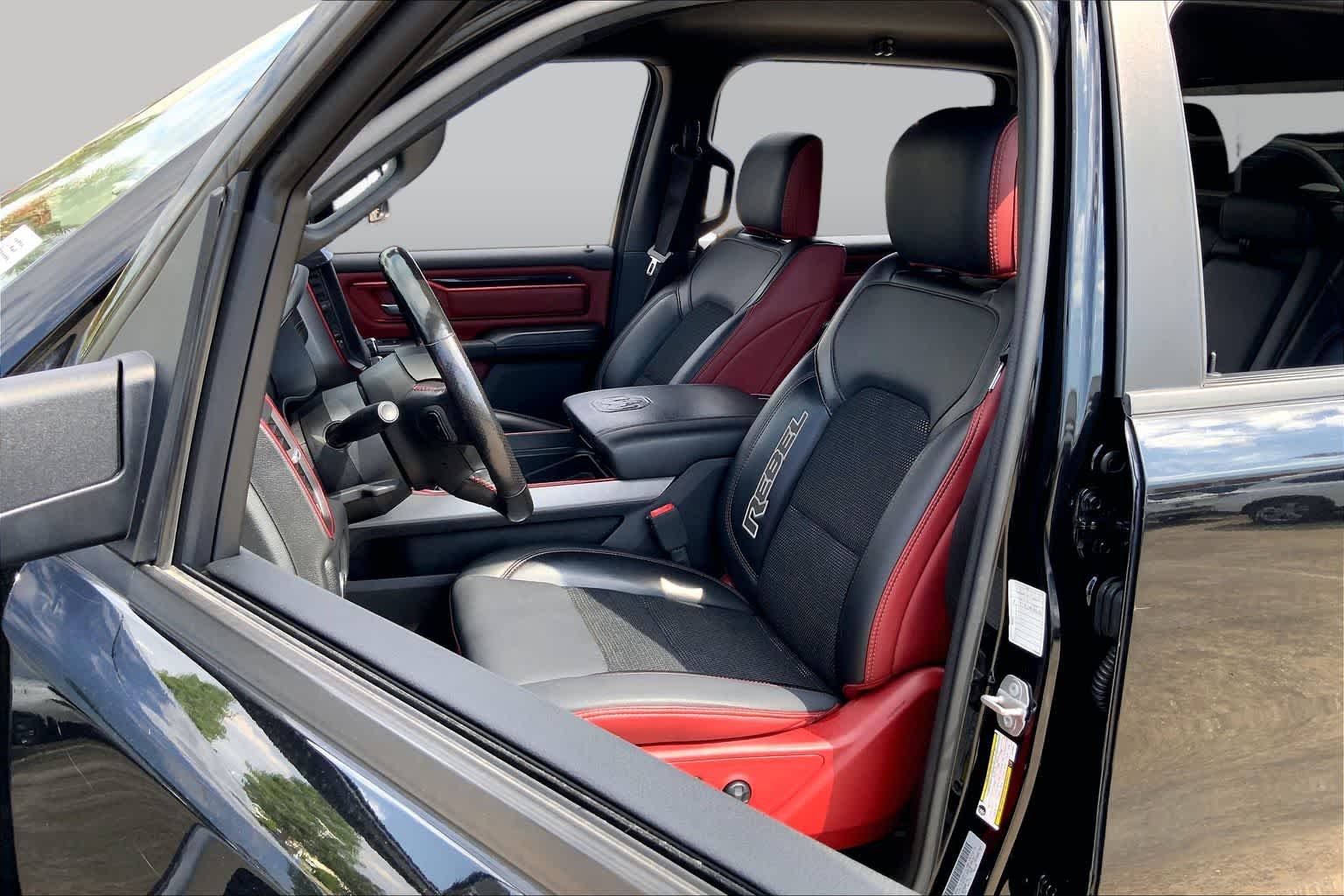 Used 2020 Diamond Black Crystal Pearlcoat Ram Rebel image 7