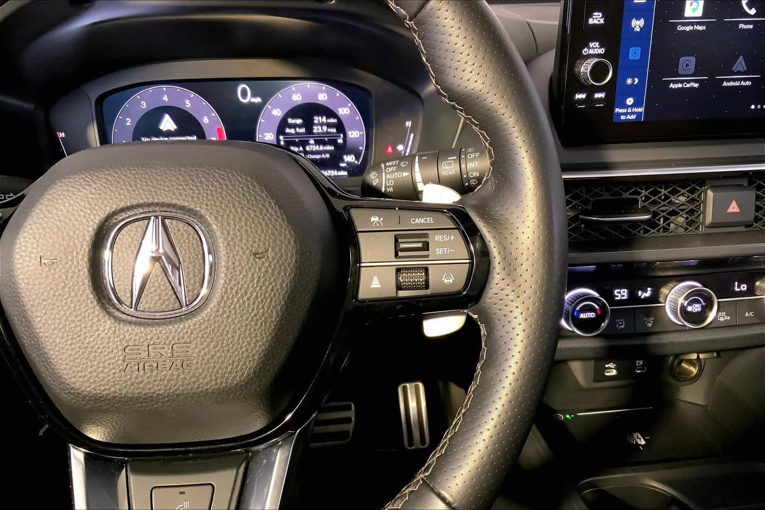 Certified Used 2025 Platinum White Pearl Acura With A-Spec Advance Package image 25
