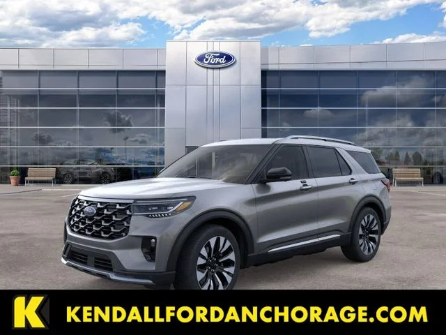 New 2026 Gray Metallic Ford Platinum image 1