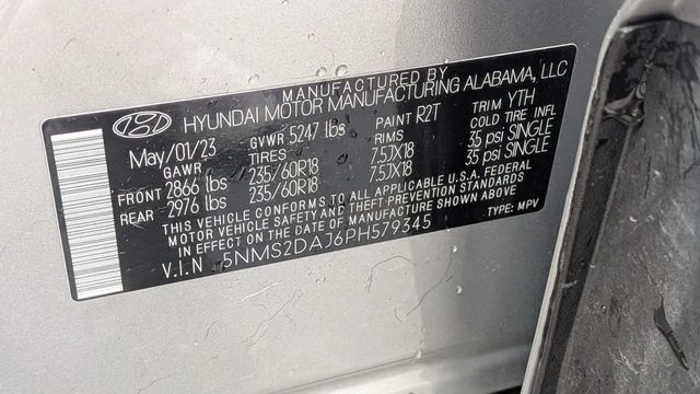 Certified Used 2023 Silver Hyundai SEL image 28