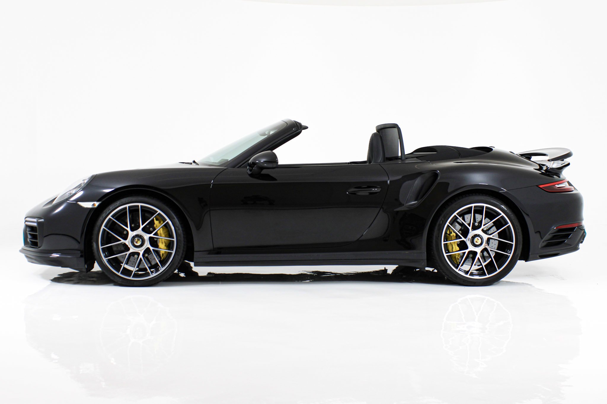 Used 2019 Black Porsche Turbo S Cabriolet image 4