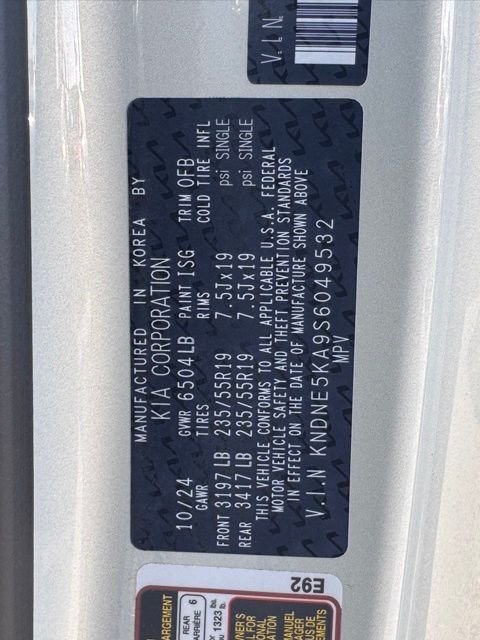 2025 Kia Carnival SX - Photo 22